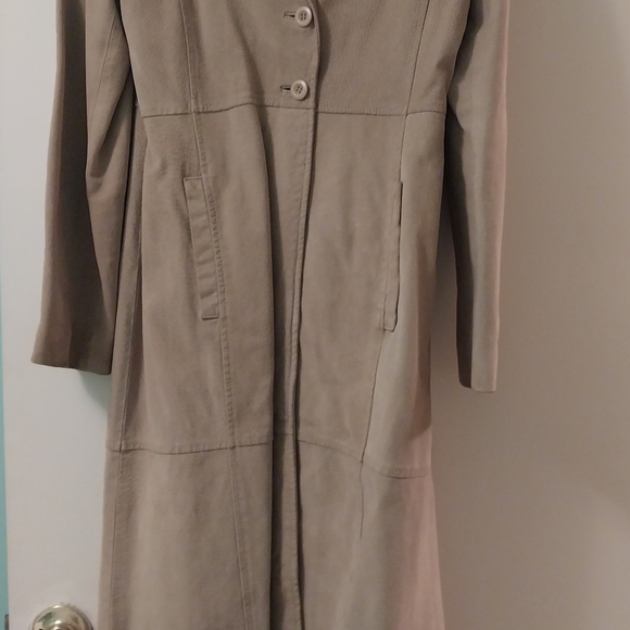 Buckskin Leather Yellowstone Vibes Suede Trench - Picture 13 of 16